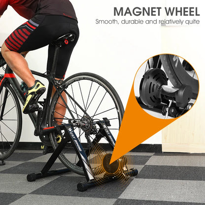 Indoor Wired Bike Trainer Six Speed Magnetic Resistance Roller