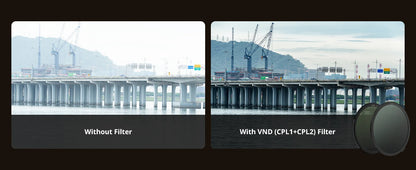 Camera Filter Kit CPL VND Diffusion 67–82mm