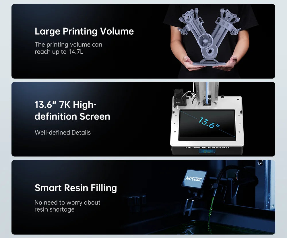 High-Resolution Resin 3D Printer for Miniatures & Prototypes