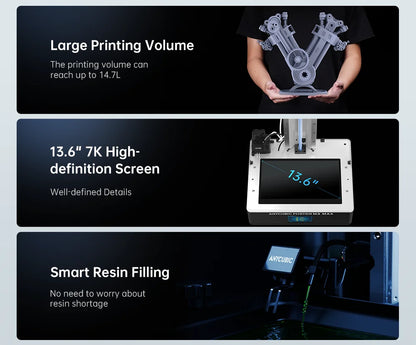 High-Resolution Resin 3D Printer for Miniatures & Prototypes