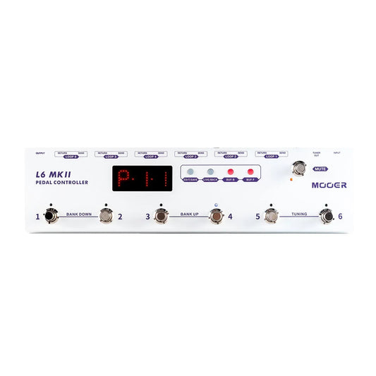 Programmable Guitar Pedal Controller with 6 Loops