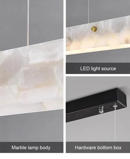 Linear LED Pendant Light Black 100 cm Tricolor Dimmable