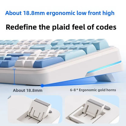Wireless Triple Mode Mechanical Keyboard Orange