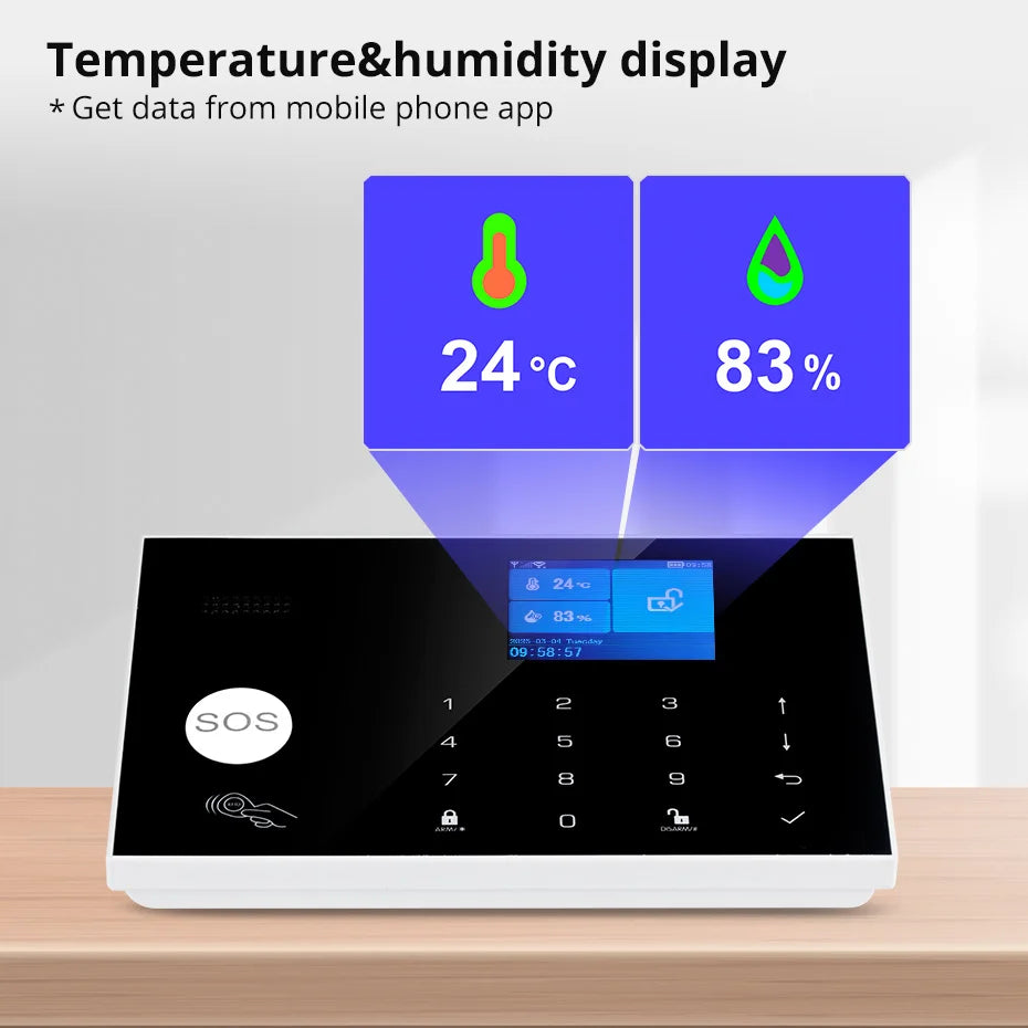 WiFi GSM Smart Home Alarm System Tuya App