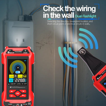 3.2" Cable Finder with Multimeter and LAN Testing