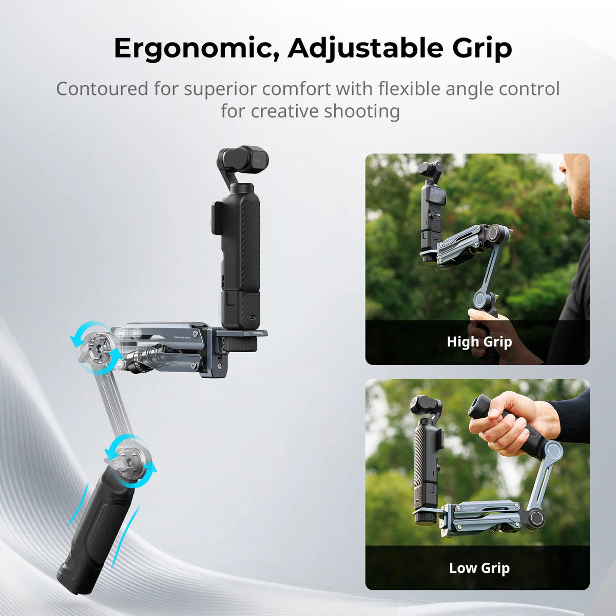 Handheld Shock Absorber Arm for Pocket Cameras