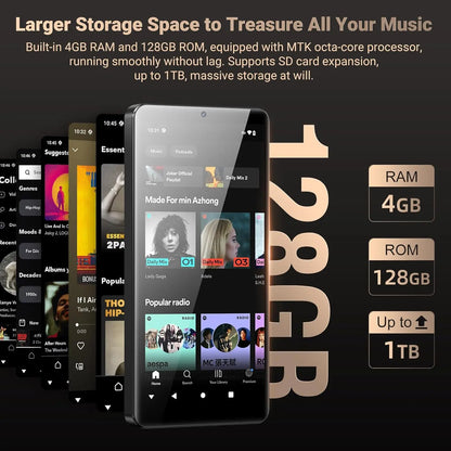 128GB MP3 Player with WiFi Bluetooth 5.5" HD Touchscreen