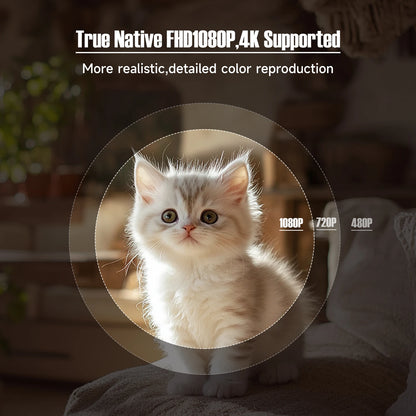Smart 4K Home Cinema Projector Android 11 WiFi6 BT5.2