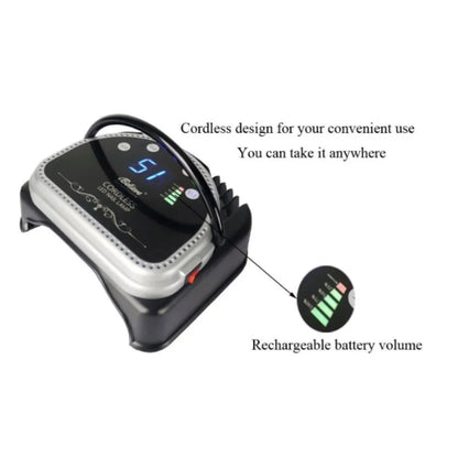Rechargeable 64W Nail Dryer for Manicure and Pedicure