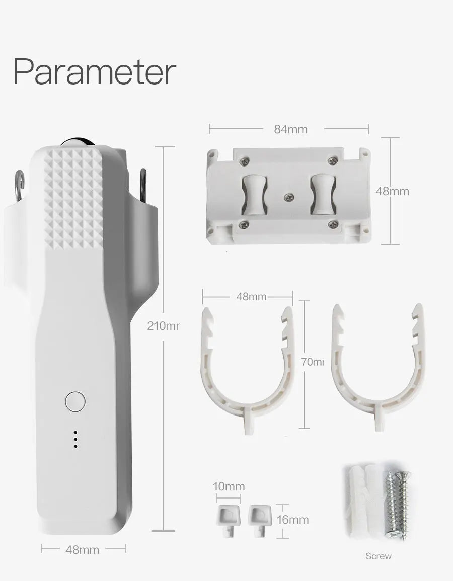Smart Curtain Robot 2-Pack with Zigbee App Control