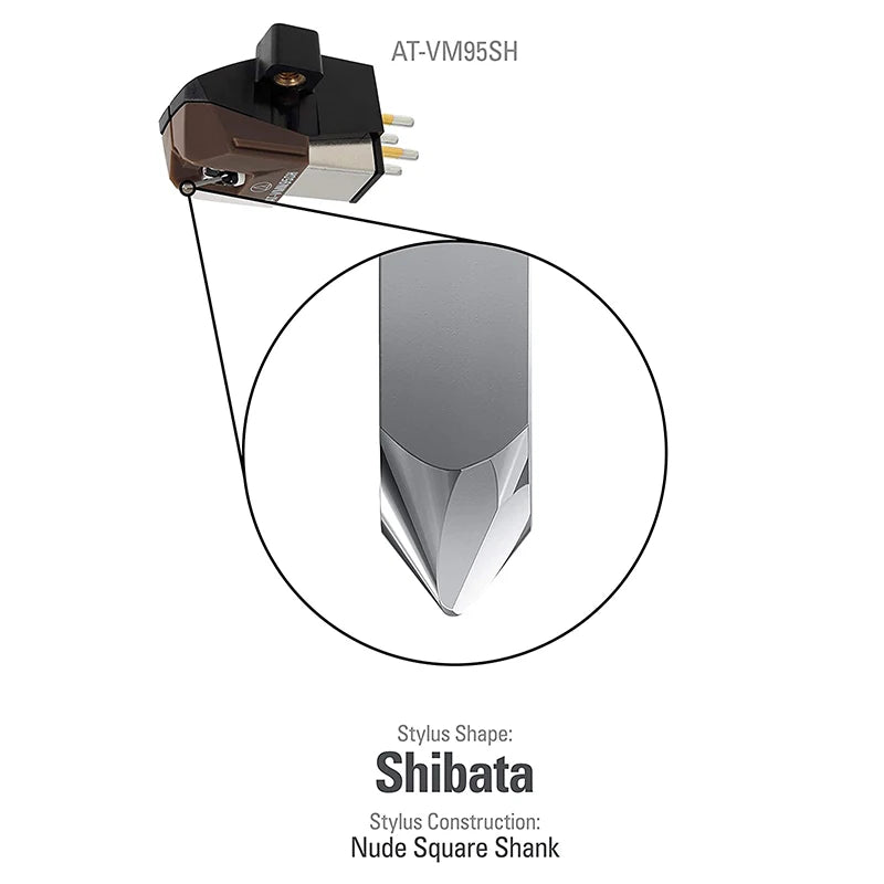 High-Precision Stereo Cartridge Stylus for LP Turntables