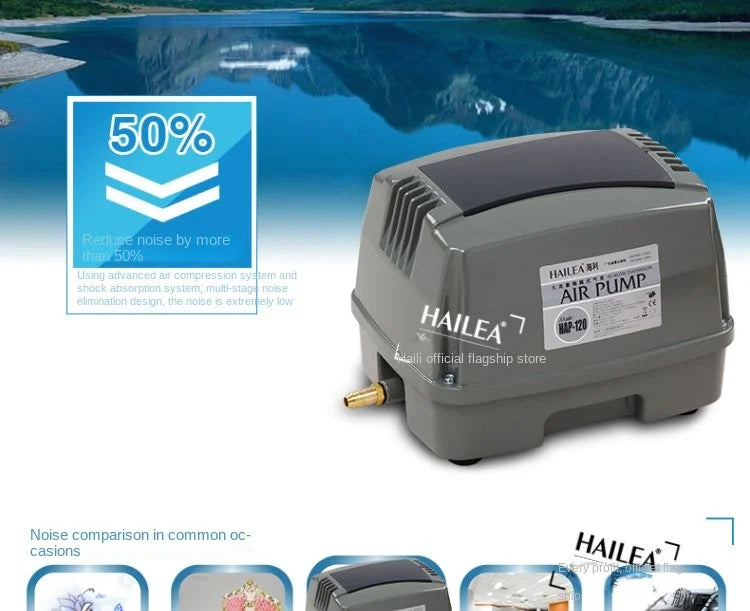45W Quiet Air Pump for Aquariums and Fish Ponds