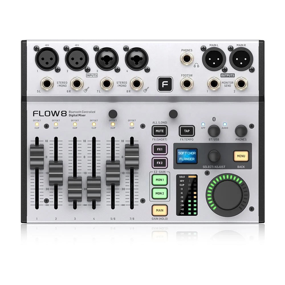 Digital Mixer with 48V Phantom Power & Bluetooth