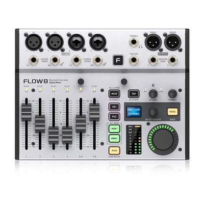 Digital Mixer with 48V Phantom Power & Bluetooth
