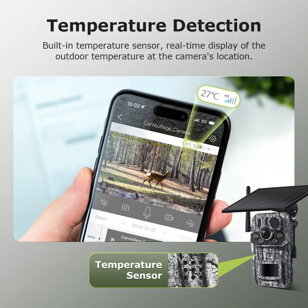 4G Trail Camera Wildlife Camera with PIR Night Vision