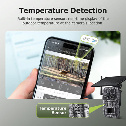 4G Trail Camera Wildlife Camera with PIR Night Vision