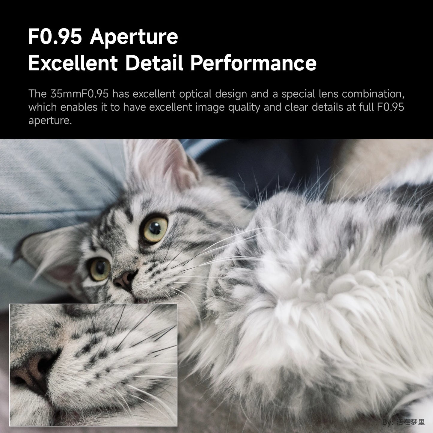 35mm F0.95 APS-C Manual Focus Lens Fuji XF