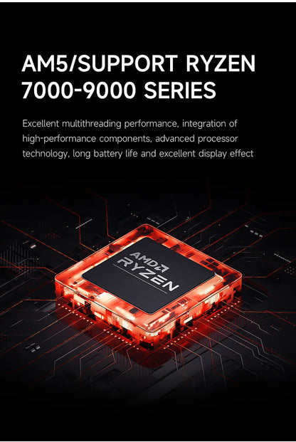 B650M Gaming Motherboard DDR5 NVMe SSD WiFi