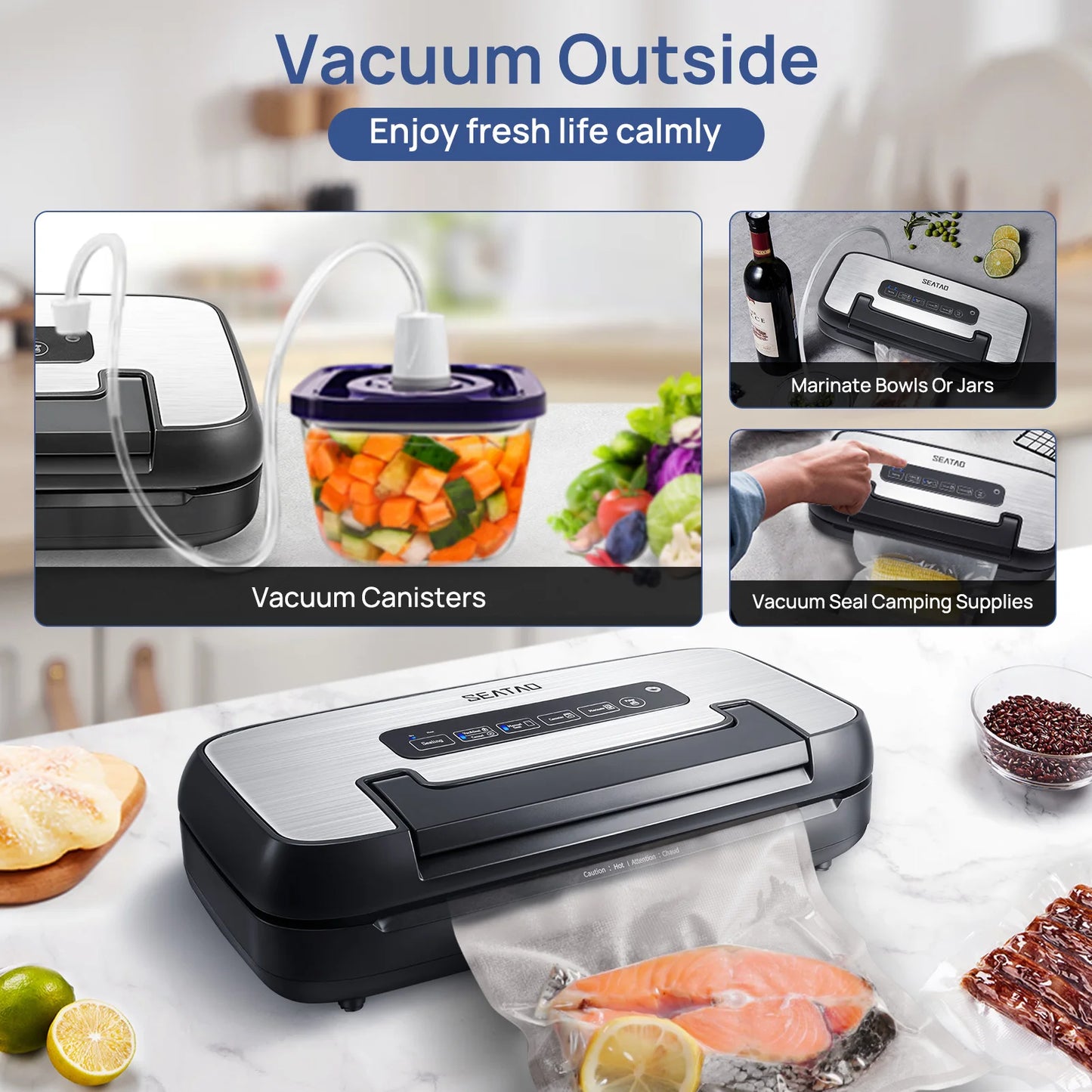 Multifunction Vacuum Packing Machine for Household Use