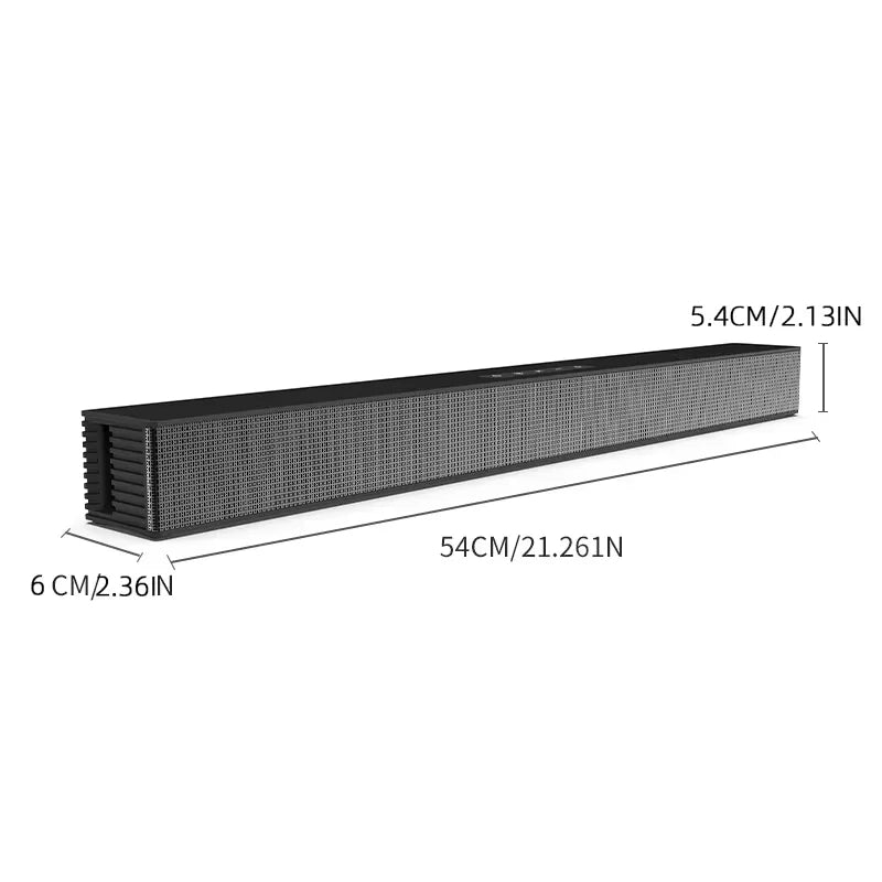 Wireless Bluetooth Sound Bar with Surround Stereo for TV & Projector
