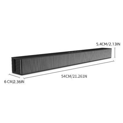 Wireless Bluetooth Sound Bar with Surround Stereo for TV & Projector