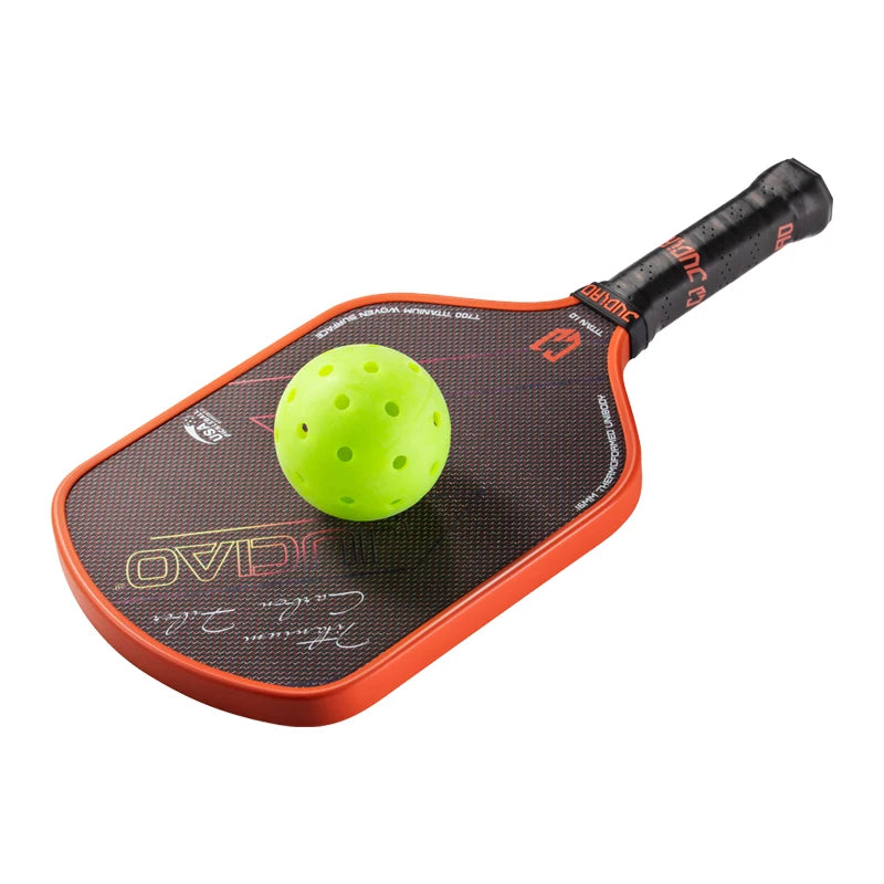 High Performance Orange Pickleball Paddle for Spin and Speed