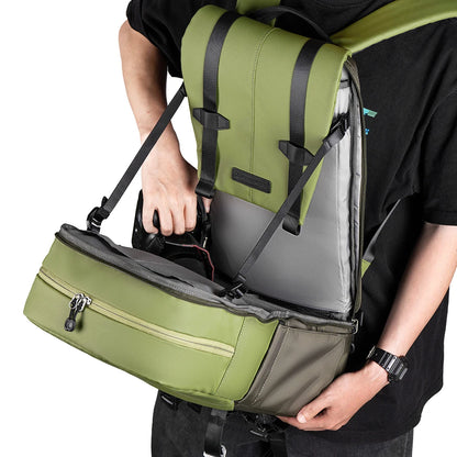 Large Capacity 20L Camera Backpack for Travel and Hiking