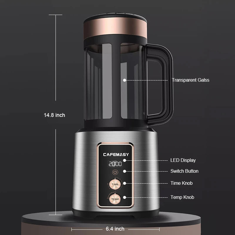 220V Electric Coffee Bean Roaster with Temperature Control