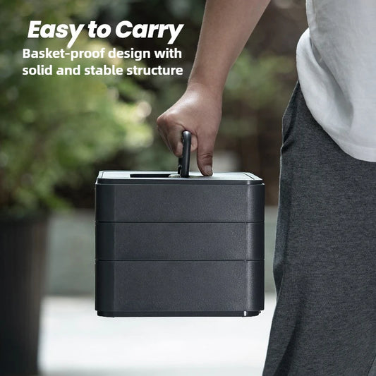 Multi-Purpose Hand Tool Set with Stackable Tool Box