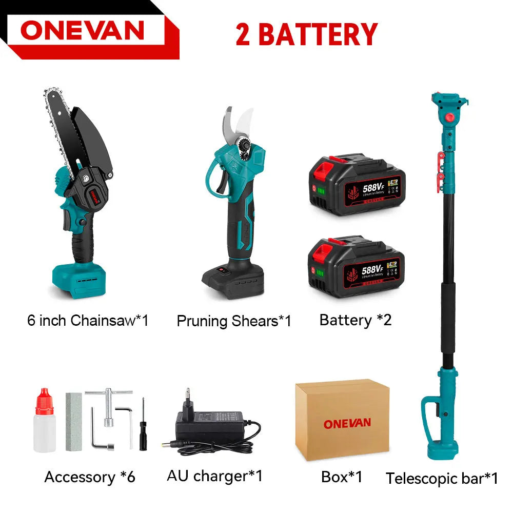 Cordless 18V Telescoping Tree Cutting Pole Saw