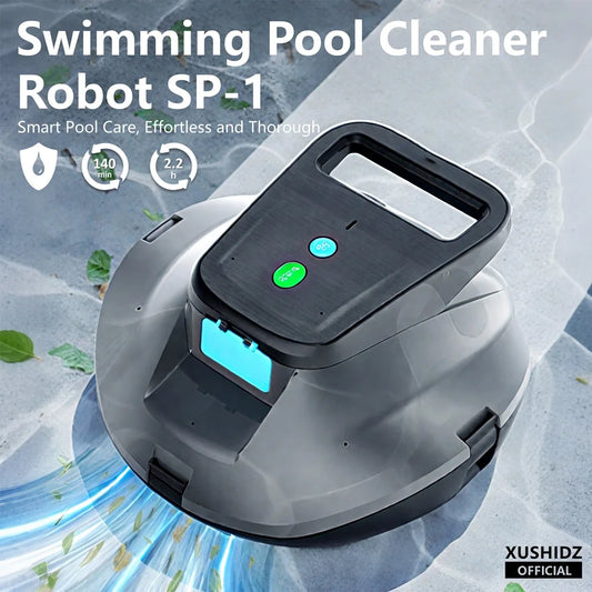 Wireless Swimming Pool Cleaner Robot with Intelligent Path Planning