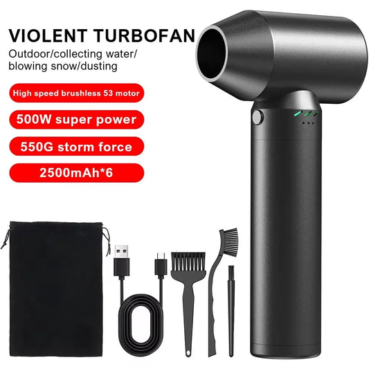 Portable 80000RPM Turbo Air Blower Brushless Motor