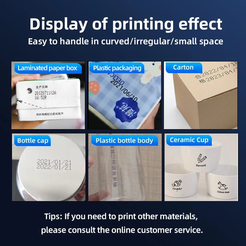 Portable Inkjet Label Printer for Packaging 2 Ink
