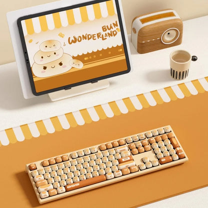 Wireless RGB Mechanical Keyboard 108 Keys Bunny Theme