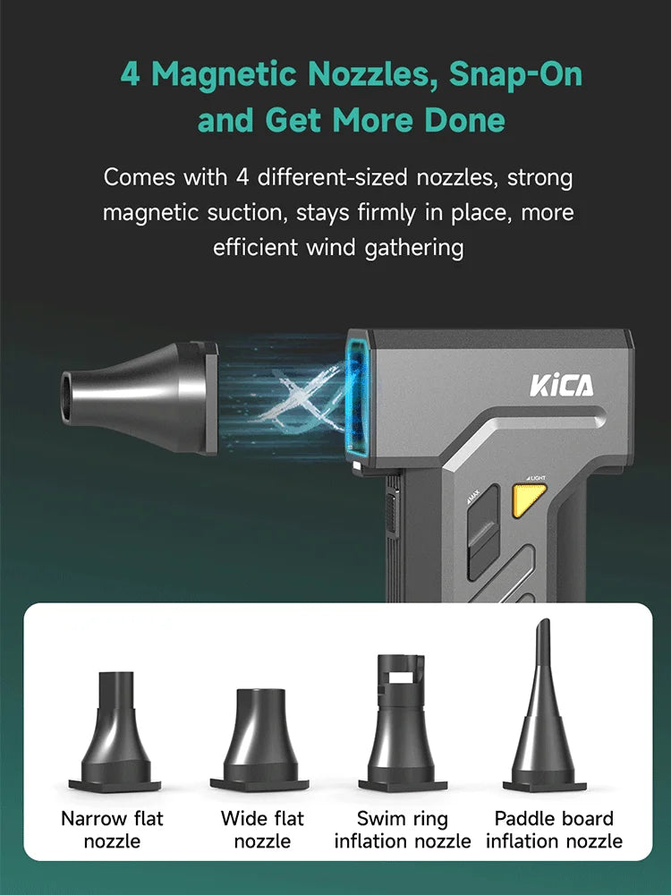 High Speed Cordless Air Duster 116000RPM 45m/s