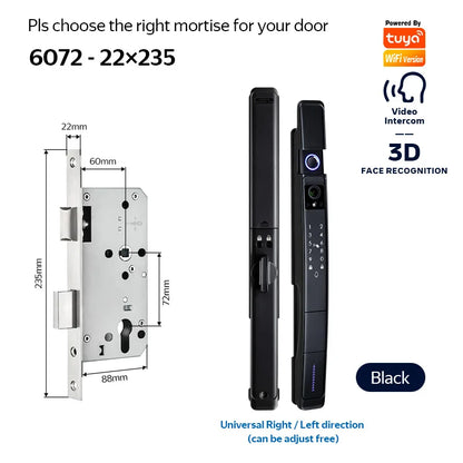 3D Face Recognition Smart Lock with Tuya Wi-Fi