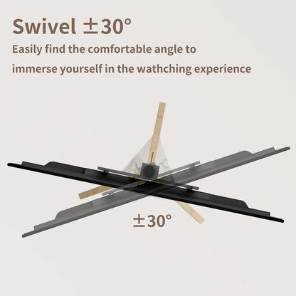 Height Adjustable Floor TV Stand for 40-75" Screens