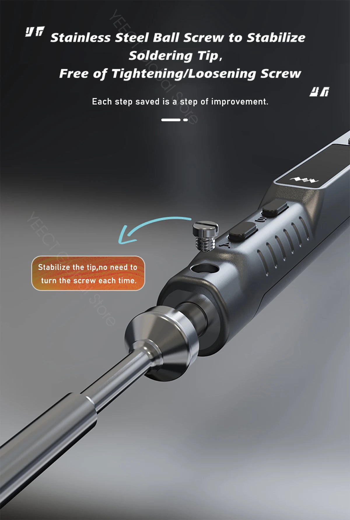 90W USB Electric Soldering Iron Adjustable Temperature