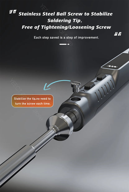90W USB Electric Soldering Iron Adjustable Temperature