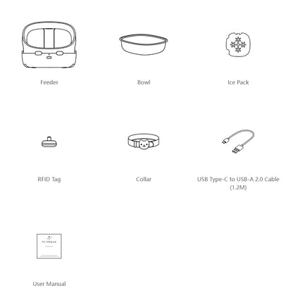 Petoneer Smart Automatic Pet Feeder with App Control for Pets