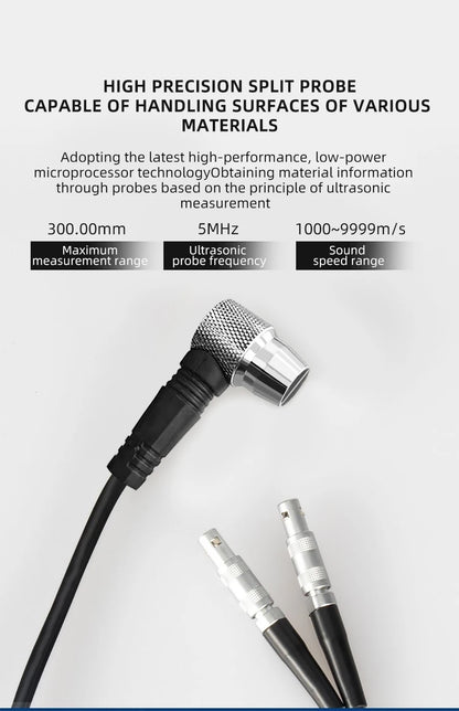 Portable Ultrasonic Thickness Gauge 0.01–300mm