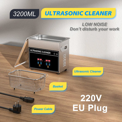 3.2L 180W Ultrasonic Cleaner with Heater Timer