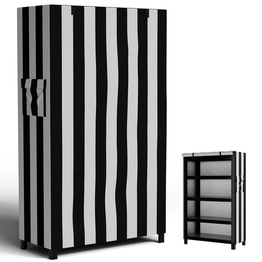 Heavy Duty Waterproof Shelf Cover 91×60×182 cm Stripe