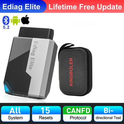 All-System Car Diagnostic Scanner with 15 Resets