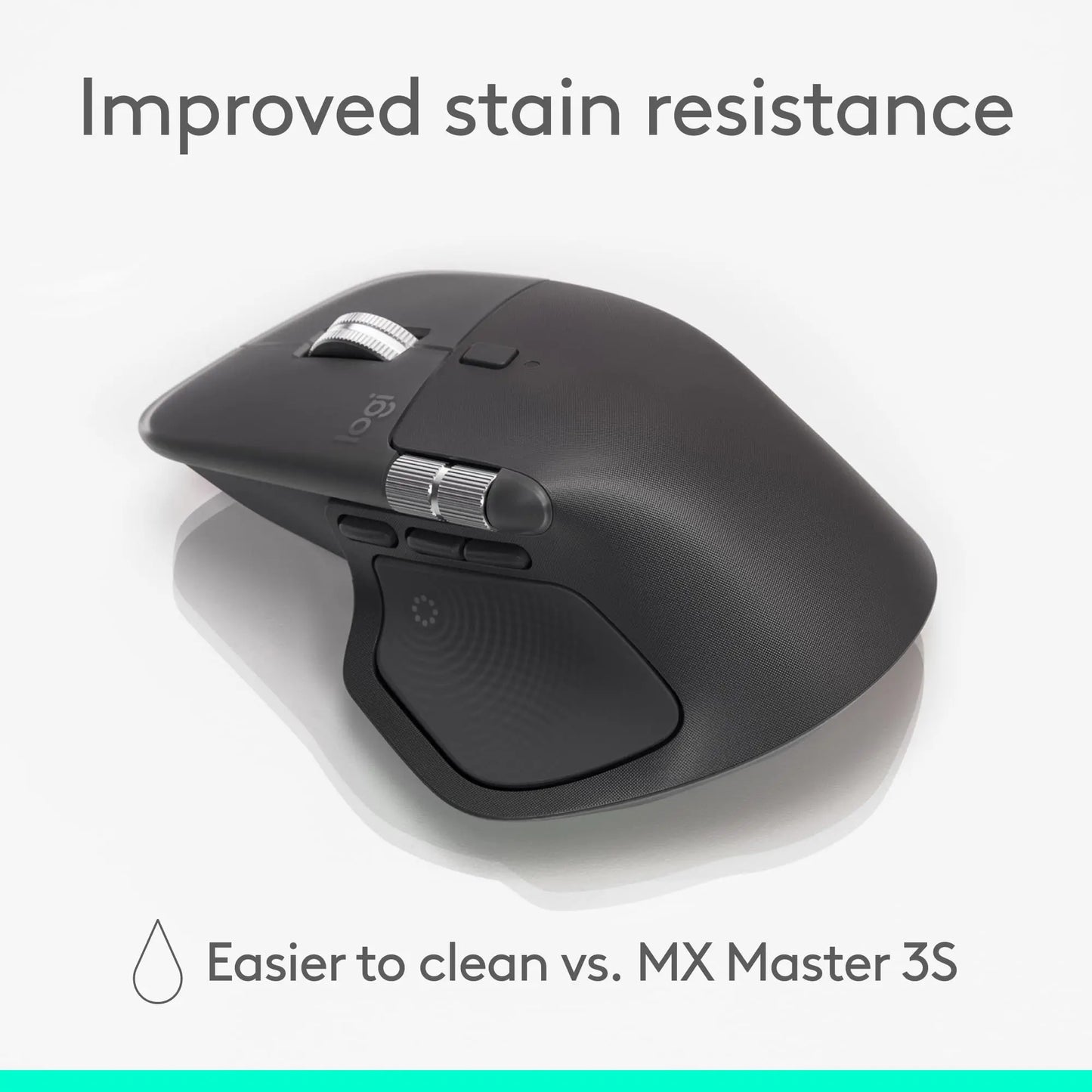 MX Master 4 Logitech Grey Ergonomic Office Mouse 8K Precision Scrolling