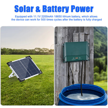 Solar Powered Drip Irrigation System for 50 Plants