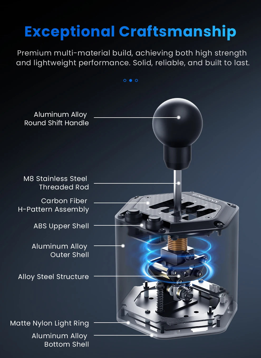 Dual-Mode Racing Shifter H-Type Sequential 6+R 7+R
