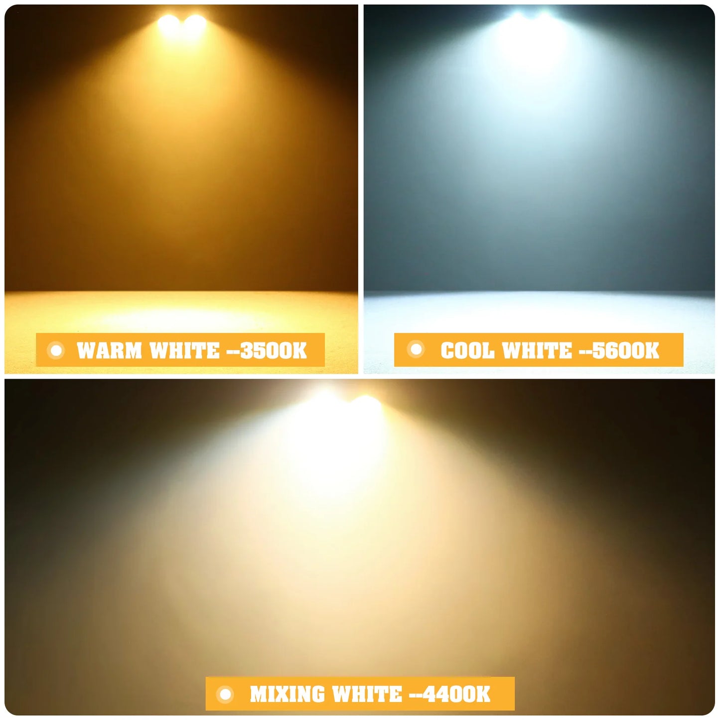 4PCS LED COB Par Lights DMX Club Wedding Stage