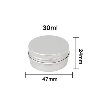 30ml-B Metal Cosmetic Jars 200pcs Round Leakproof Storage Tins