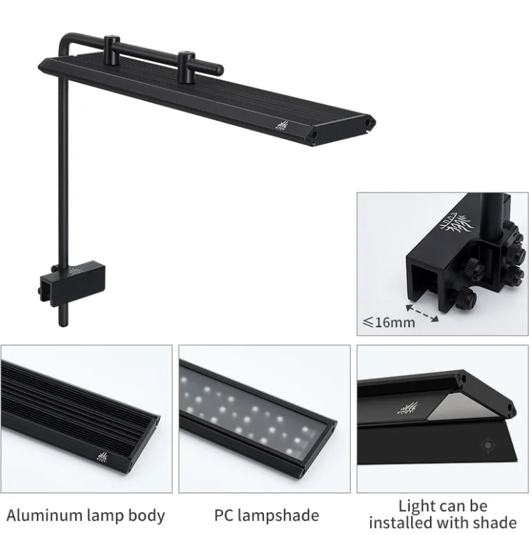 Full Spectrum RGB+UV Aquarium LED Light with App Control